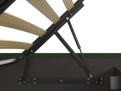 Кровать Lonax Милана велюр Dolly-1 (с подъемным механизмом) 200х200