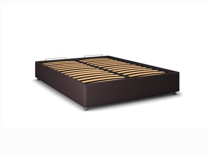 Кровать Sleeptek Premier 3 Экокожа Brown (с подъемным механизмом) 253