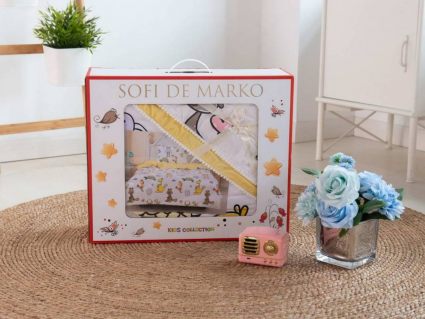 Комплект постельного белья Софи де Марко Смайл (желтый) с одеялом 1,5-спальный