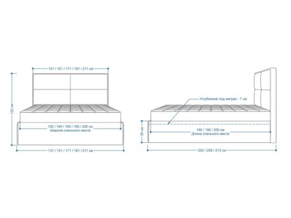 Кровать Lonax Марселла велюр Dolly-3 (с подъемным механизмом) 180х200