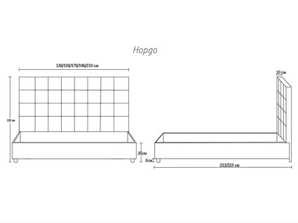 Кровать Димакс Нордо Опал с подъемным механизмом 160х190