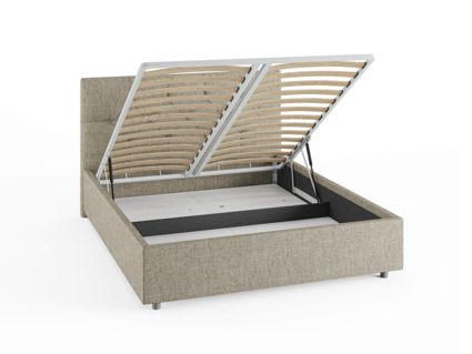 Кровать Сонум Bari Рогожка Мокко (с подъемным механизмом)