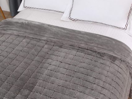 Покрывало Софи де Марко Мадлен (серое) 160х220