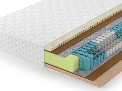 Матрас Lonax Memory-Latex Medium TFK 5 Zone 22