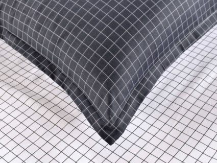 Комплект постельного белья Софи де Марко Диксан (черно-белый) Евро