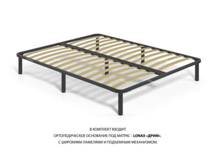 Кровать Lonax Венеция велюр Dolly-3 (с подъемным механизмом) 140х200