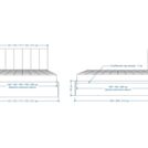 Кровать Lonax Милана велюр Dolly-3 200х190