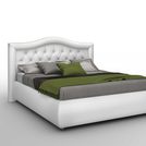 Кровать Sleeptek Premier 6 Экокожа White (с подъемным механизмом) 180х200